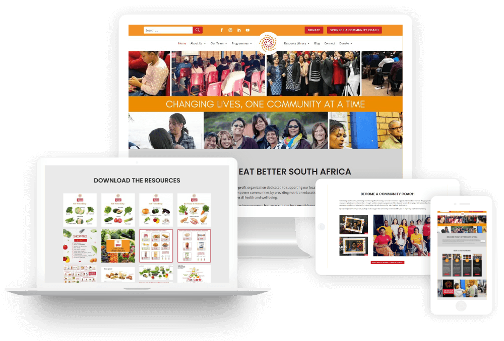 EatBetterSA - screens