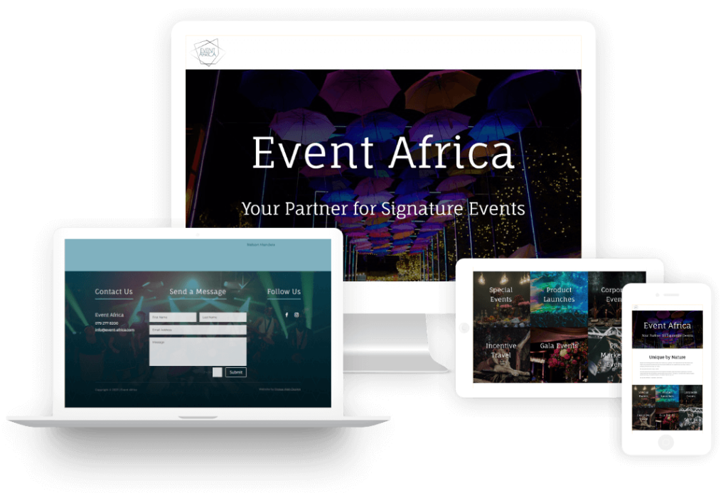 Event-Africa - screens